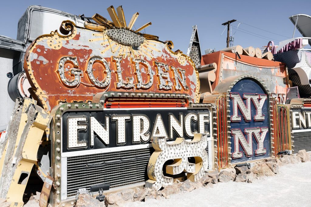 Vintage signs at The Neon Museum Las Vegas