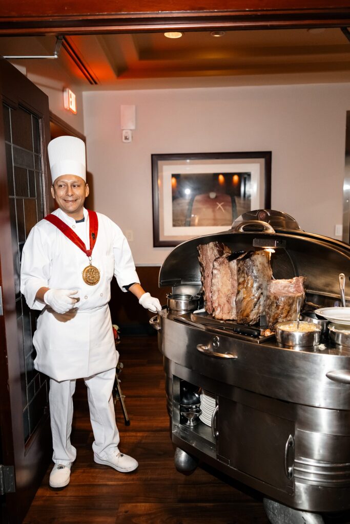 Chef at Lawry's steakhouse 