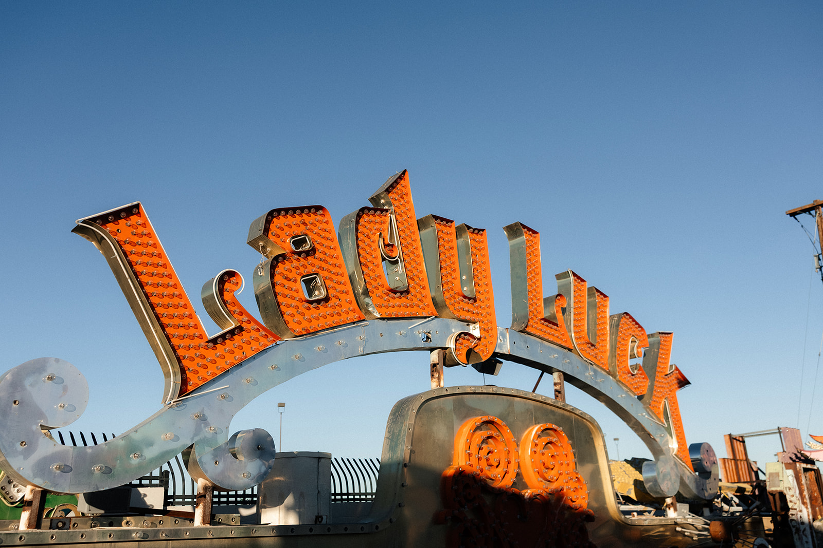Lady Luck sign at The Neon Museum.