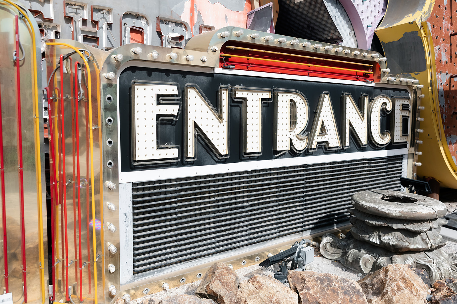 One of the Neon Museum signs in Las Vegas.