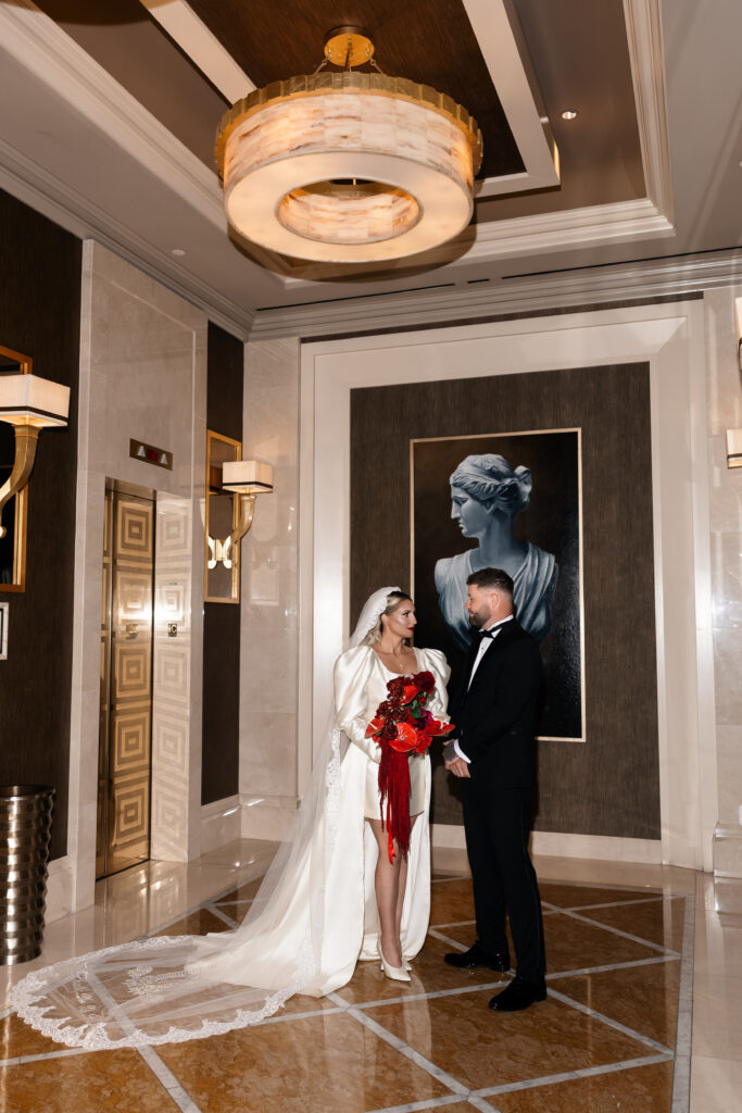 Las Vegas hotel elopement at Caesars Palace