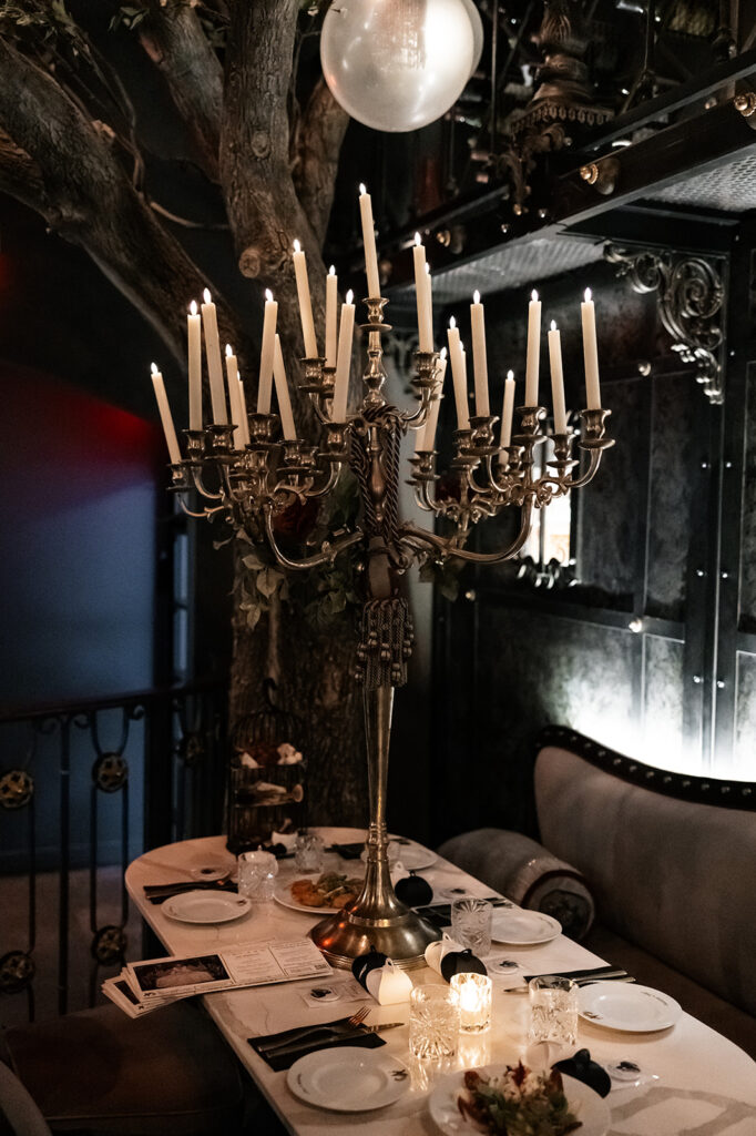 Intimate private micro wedding reception at Vanderpump