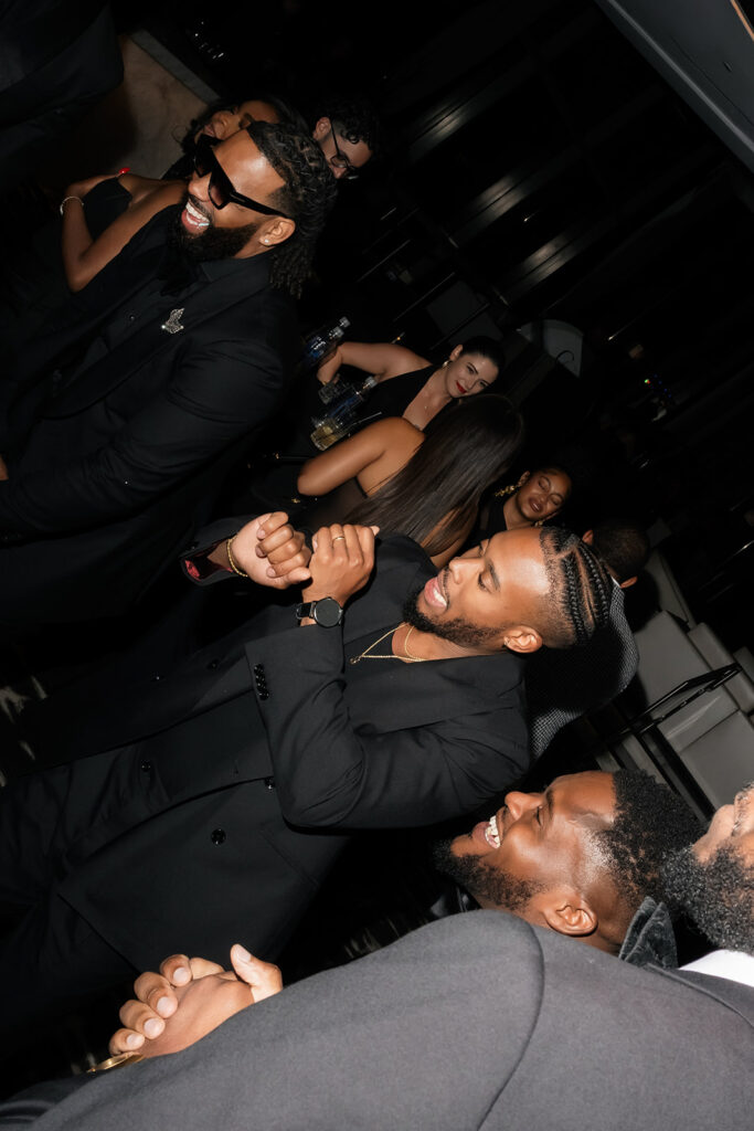 Open dancing during a Wynn Las Vegas wedding reception. 