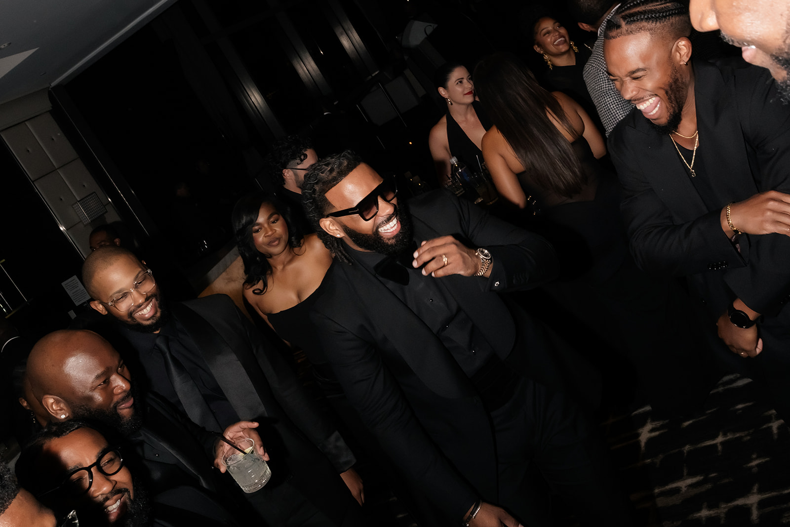 Open dancing during a Wynn Las Vegas wedding reception. 